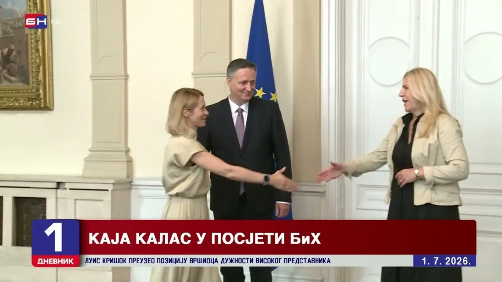 KAJA KALAS STIGLA U BIH: Sastanci s državnim vrhom i posjeta EUFOR-u