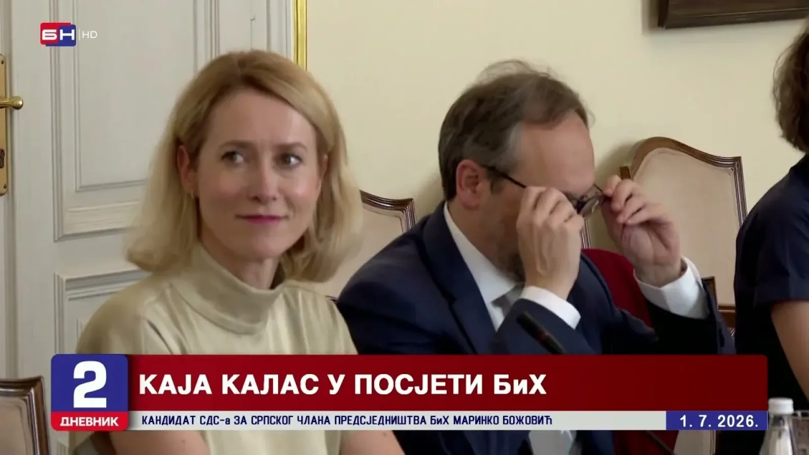 Kaja Kalas u dvodnevnoj posjeti Bosni i Hercegovini