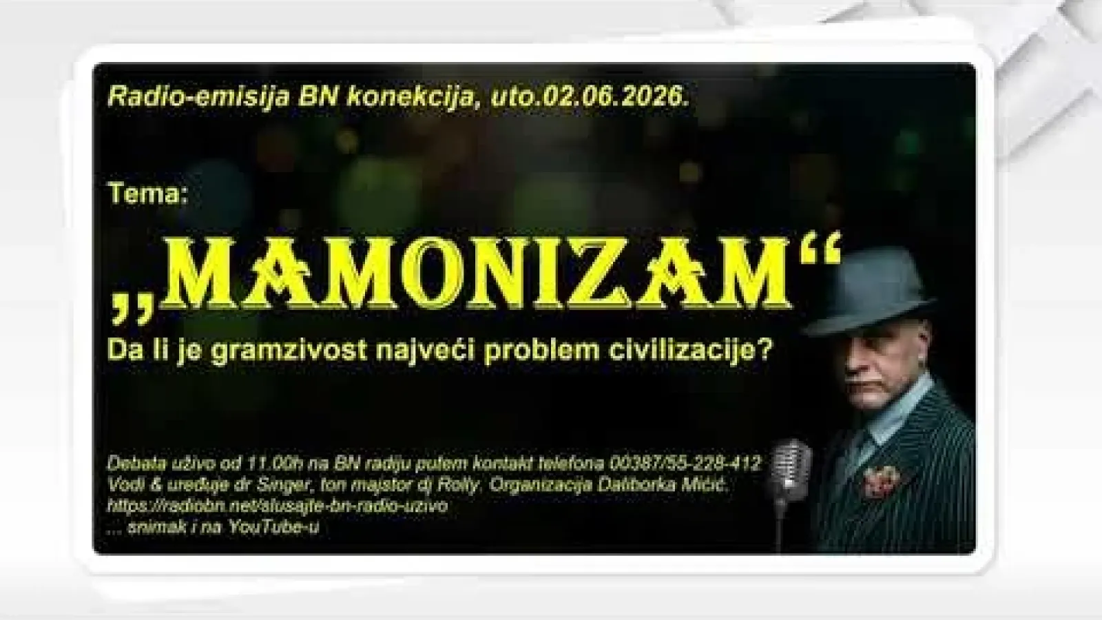 "МАМОНИЗАМ" - Да ли је грамзивост највећи проблем цивилизације? || БН КОНЕКЦИЈА