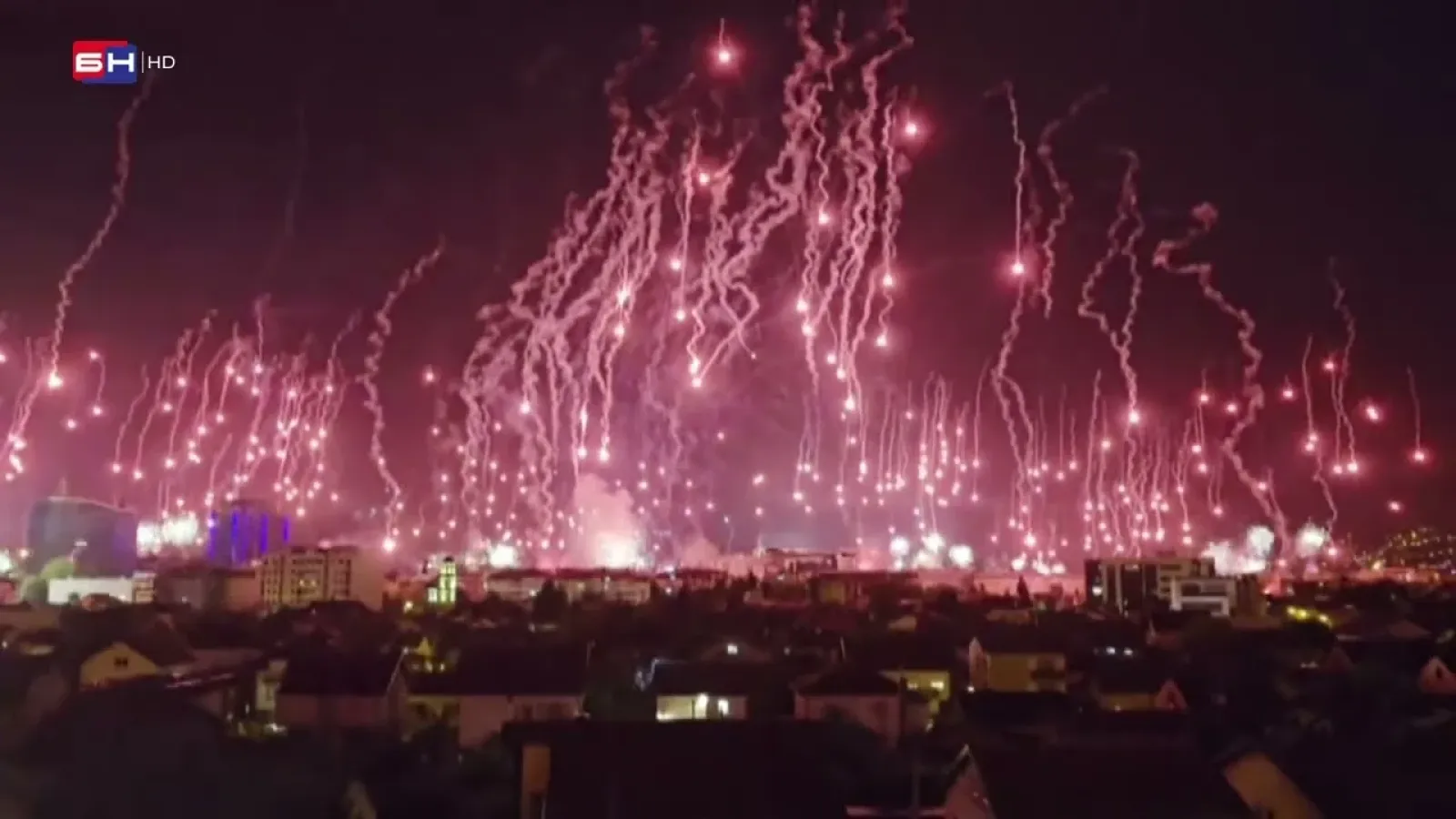 Obilježavanje 100 godina FK "Borac" uz spektakularan vatromet