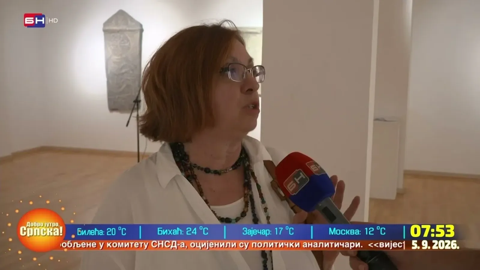 У Културном центру Требиње отворена изложба реплика рељефа са стећака "Приче у камену"