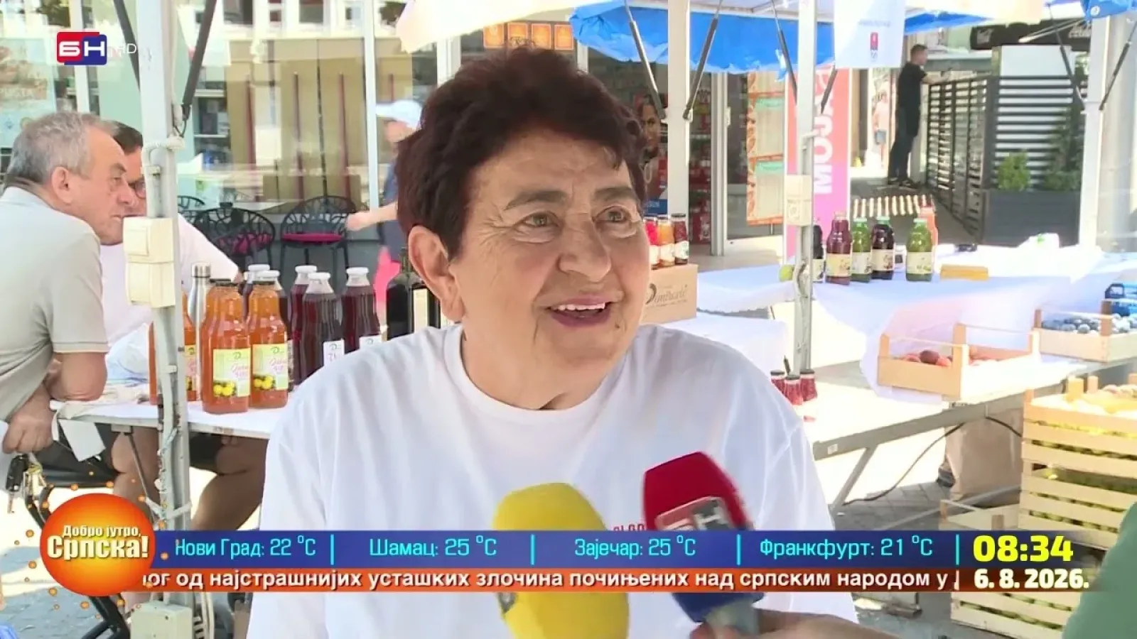 Na trgu u Prijedoru u toku je sedma privredna manifestacija "Plodovi ljeta"
