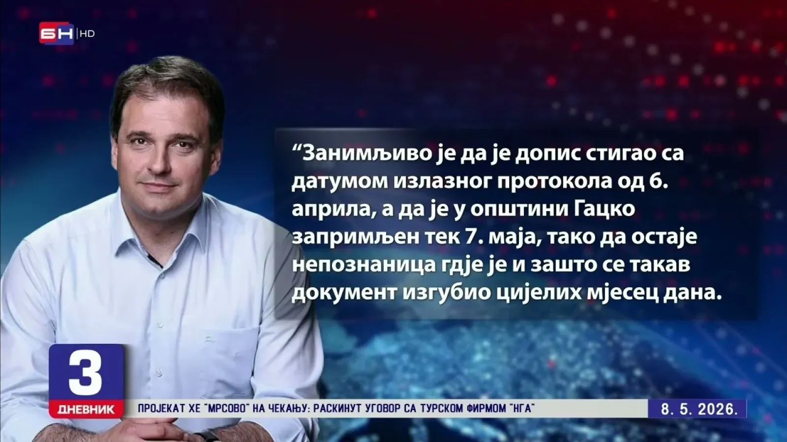 Petar Đokić "pere" ruke, odgovornost pokušava prebaciti na opštinu Gacko