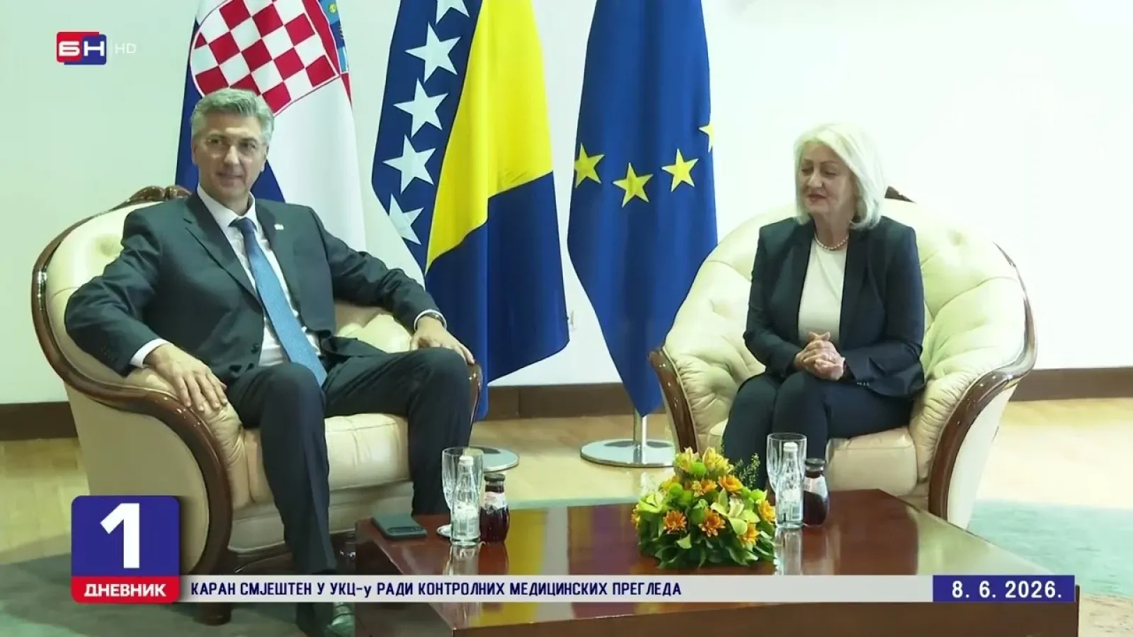 Krišto i Plenković potpisali ugovor o graničnim prelazima između BiH i Hrvatske