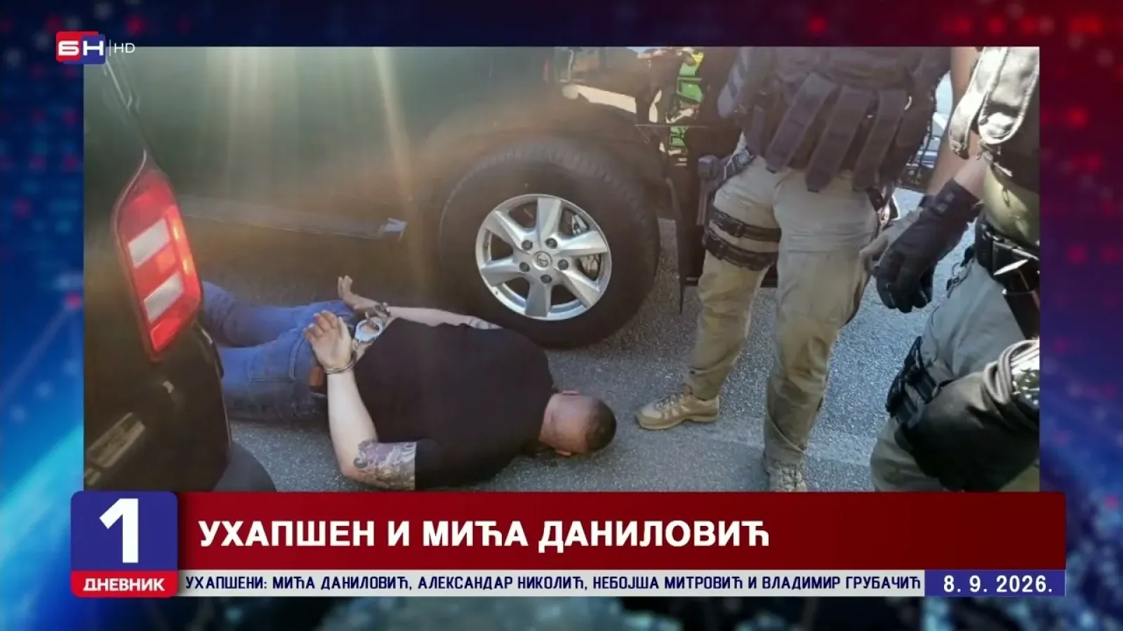 Uhapšena četiri lica, među njima Mića Danilović