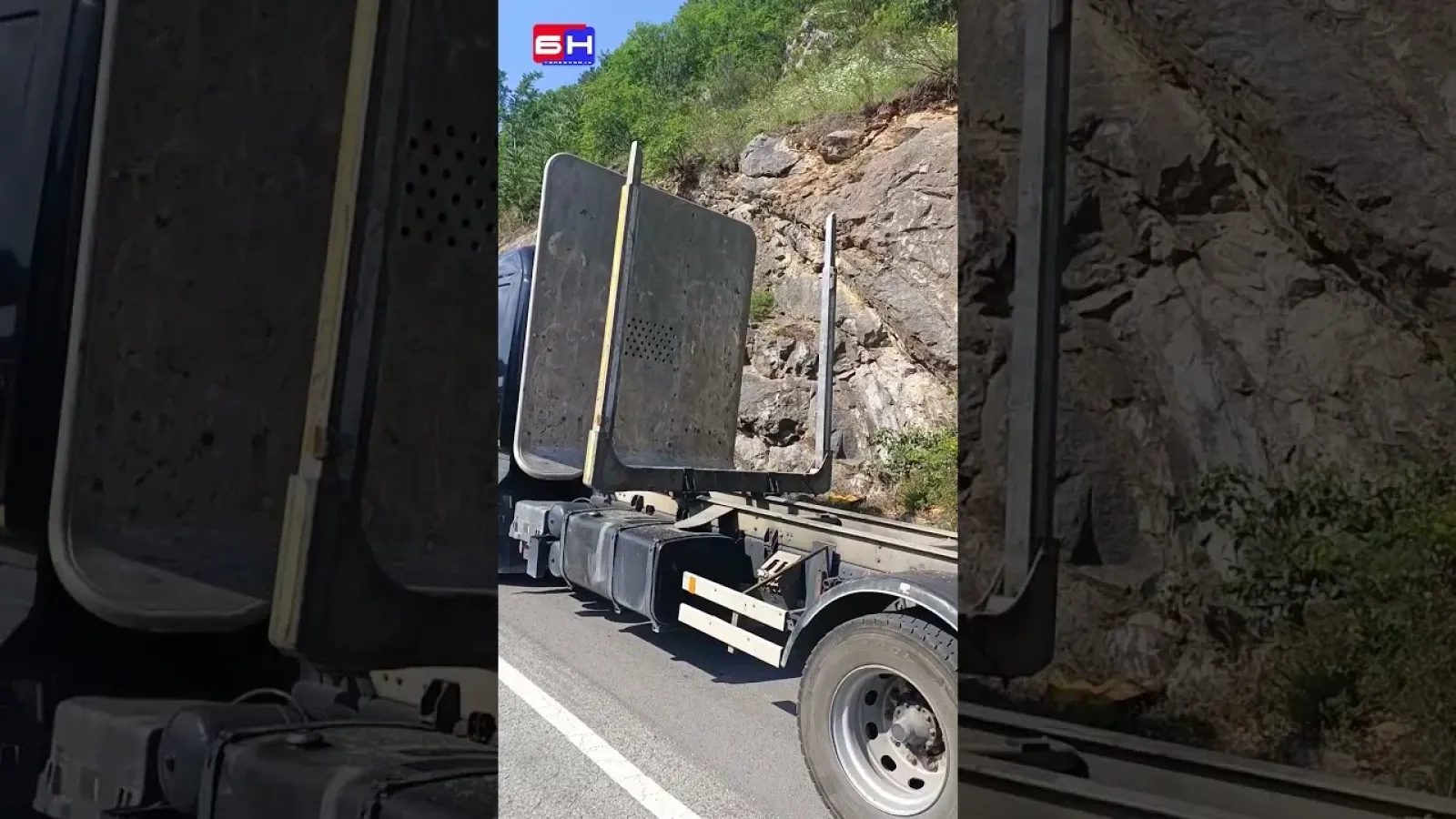Ruše stijenu na magistrali na ulazu u Višegrad zbog bezbjednosti u saobraćaju