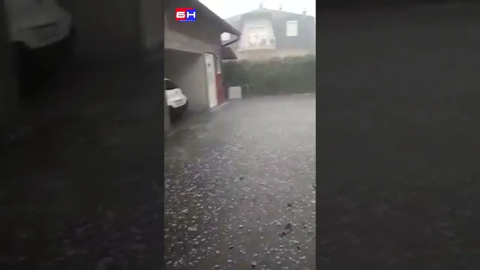 Jak grad zahvatio banjalučko naselje Tunjice