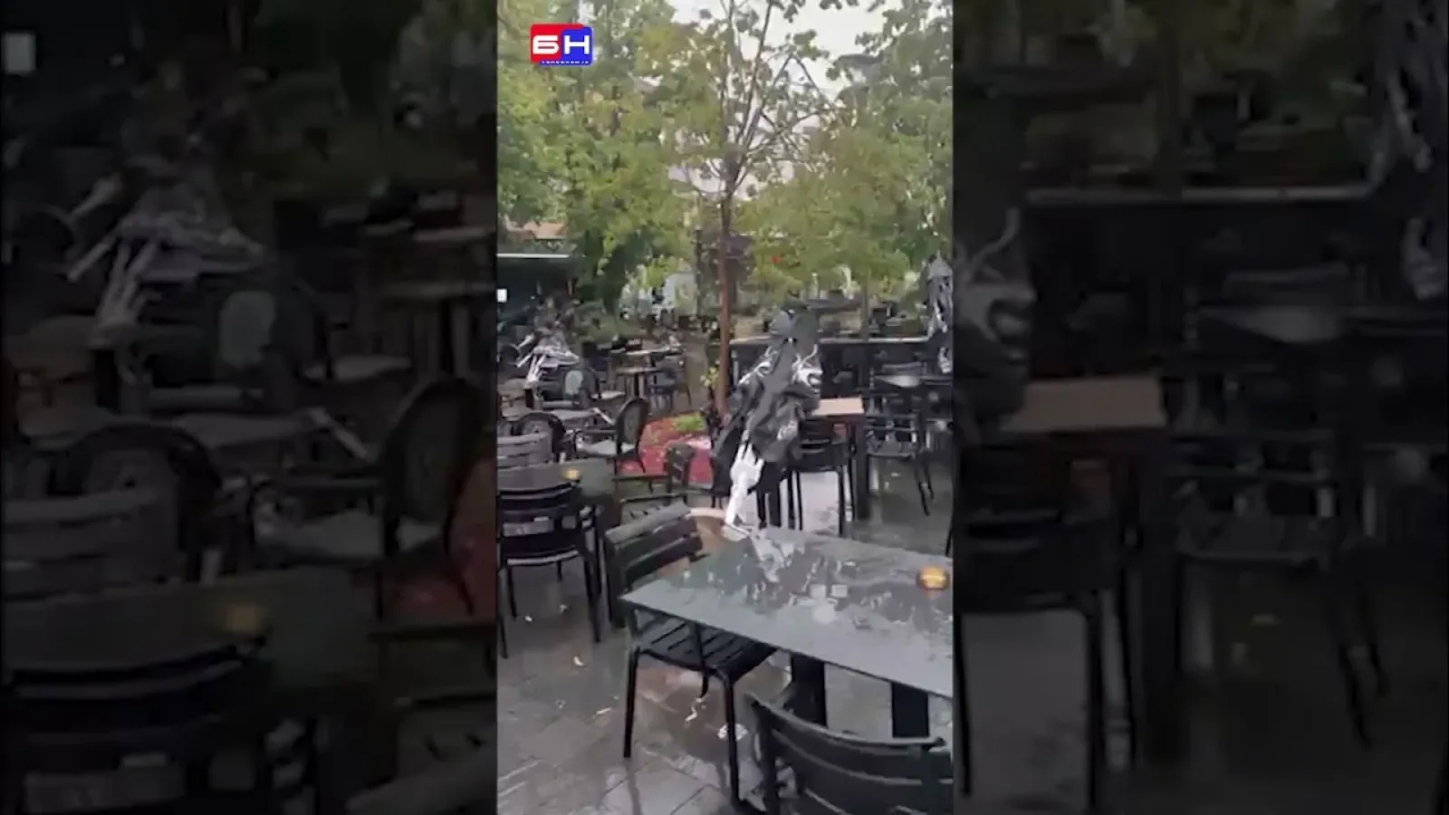 Nakon visokih temperatura stiglo nevrijeme: Oluja pogodila Banjaluku