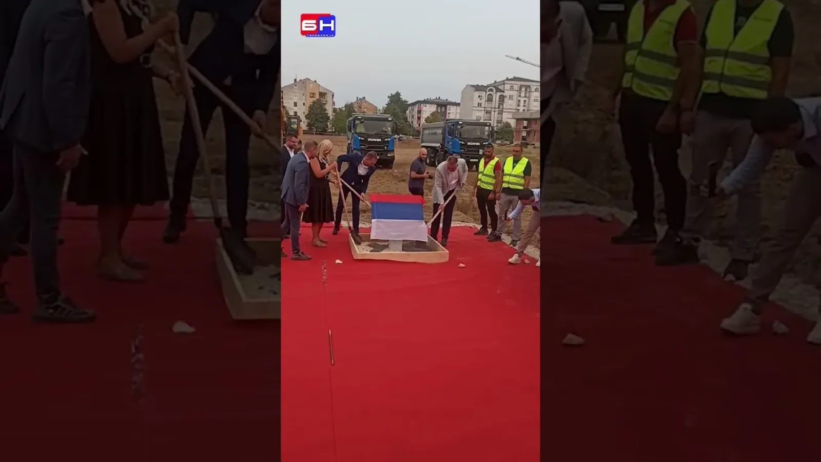 Kandidati SNSD-a prisustvovali polaganju kamena temeljca za vrtić u Ugljeviku