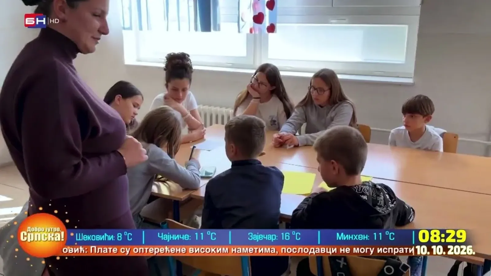 У Добоју се у Основној школи „Доситеј Обрадовић“ одржава Савјет ученика поводом Дјечје недјеље
