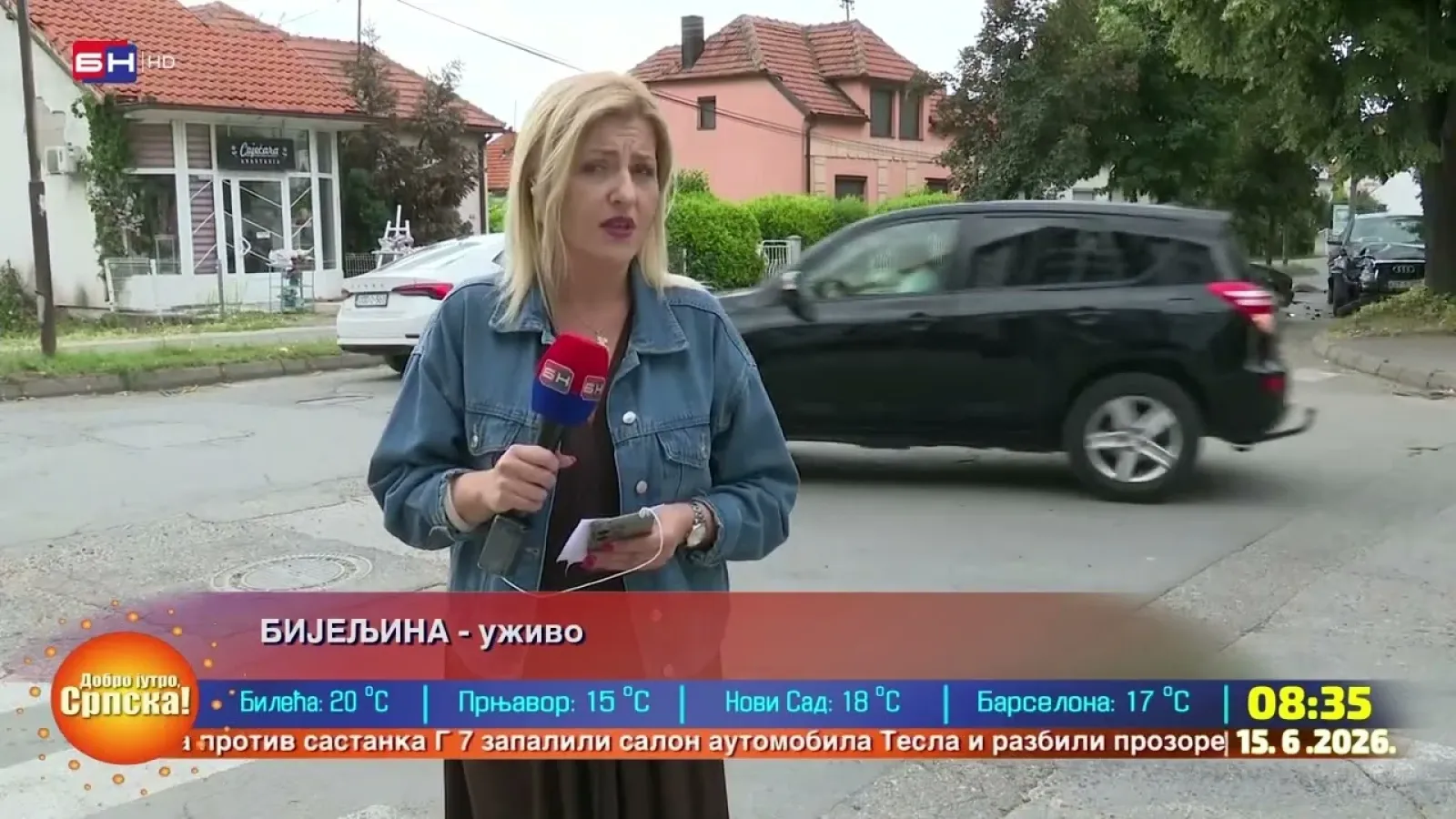 Bijeljina: Sudar četiri automobila, ima povrijeđenih