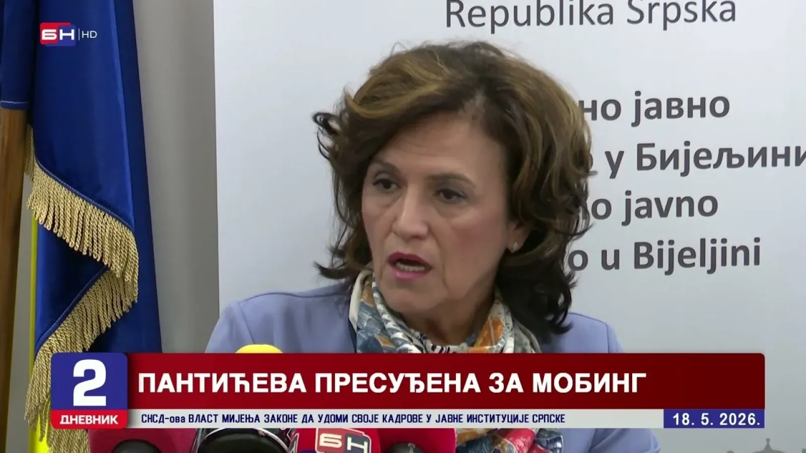 Okružni sud u Bijeljini: Potvrđena presuda Olgi Pantić za mobing u tužilaštvu