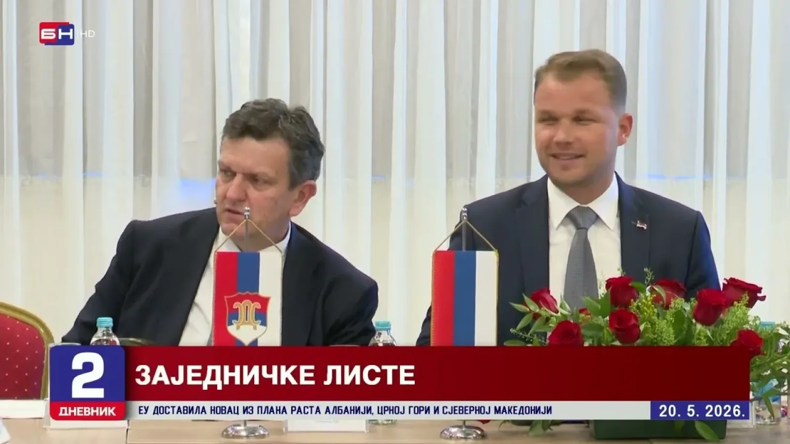 Srpska demokratska stranka, Pokret sigurna Srpska i Narodni front idu u jednoj koloni na izbore