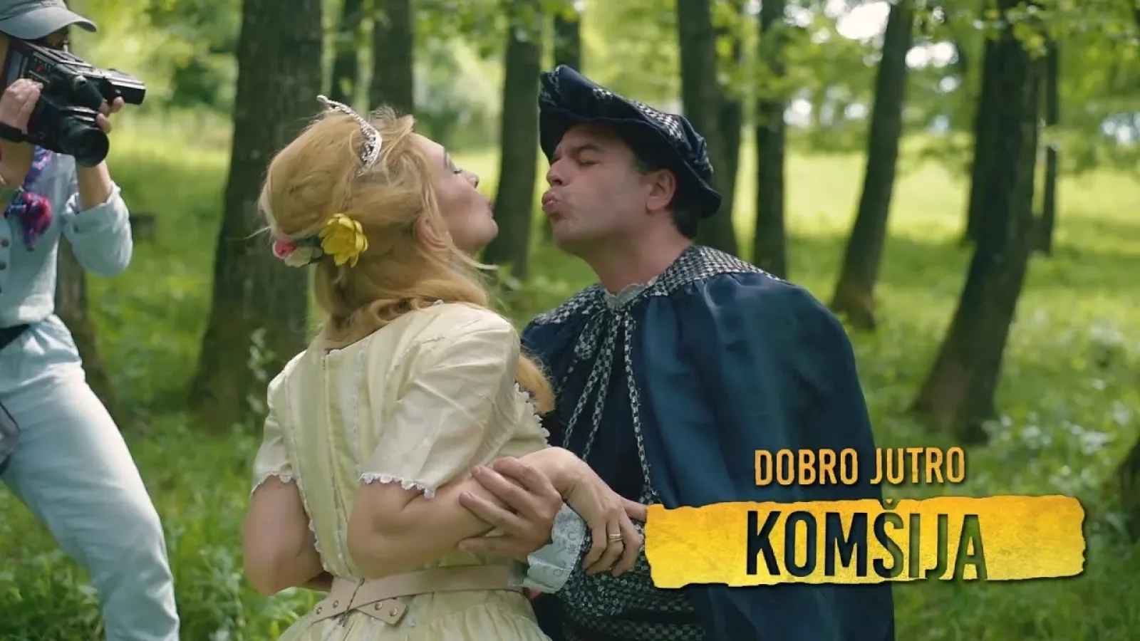 Čedo i Brankica poljubac u šumi - Dobro jutro, komšija