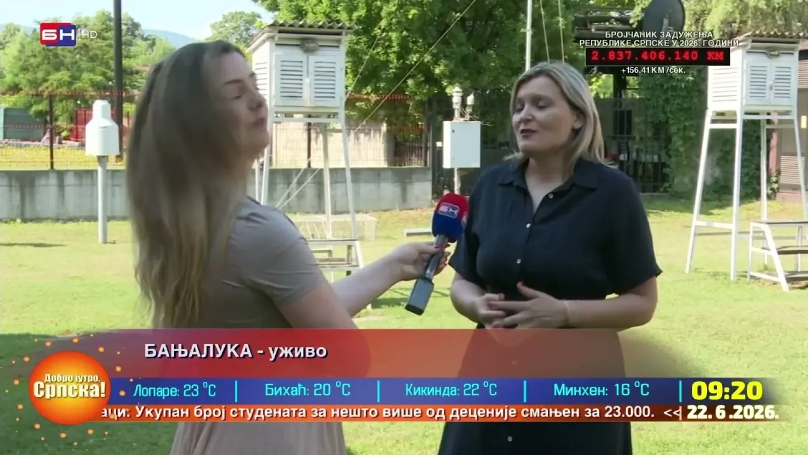 Milica Đorđević: U narednim danima biće izuzetno toplo u cijeloj Republici Srpskoj