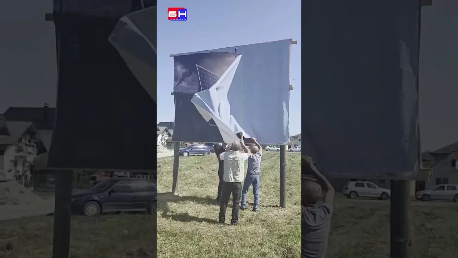 Građani Podnovlja i organizacija Restart postavili bilbord u Podnovlju.