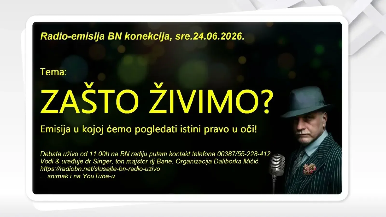 ZAŠTO ŽIVIMO? || BN KONEKCIJA