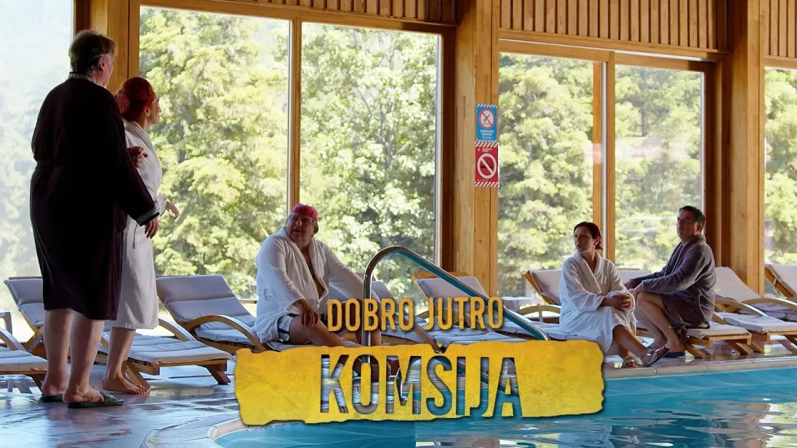 Komšije uživaju u SPA programu - Milka neće da izađe iz SAUNE