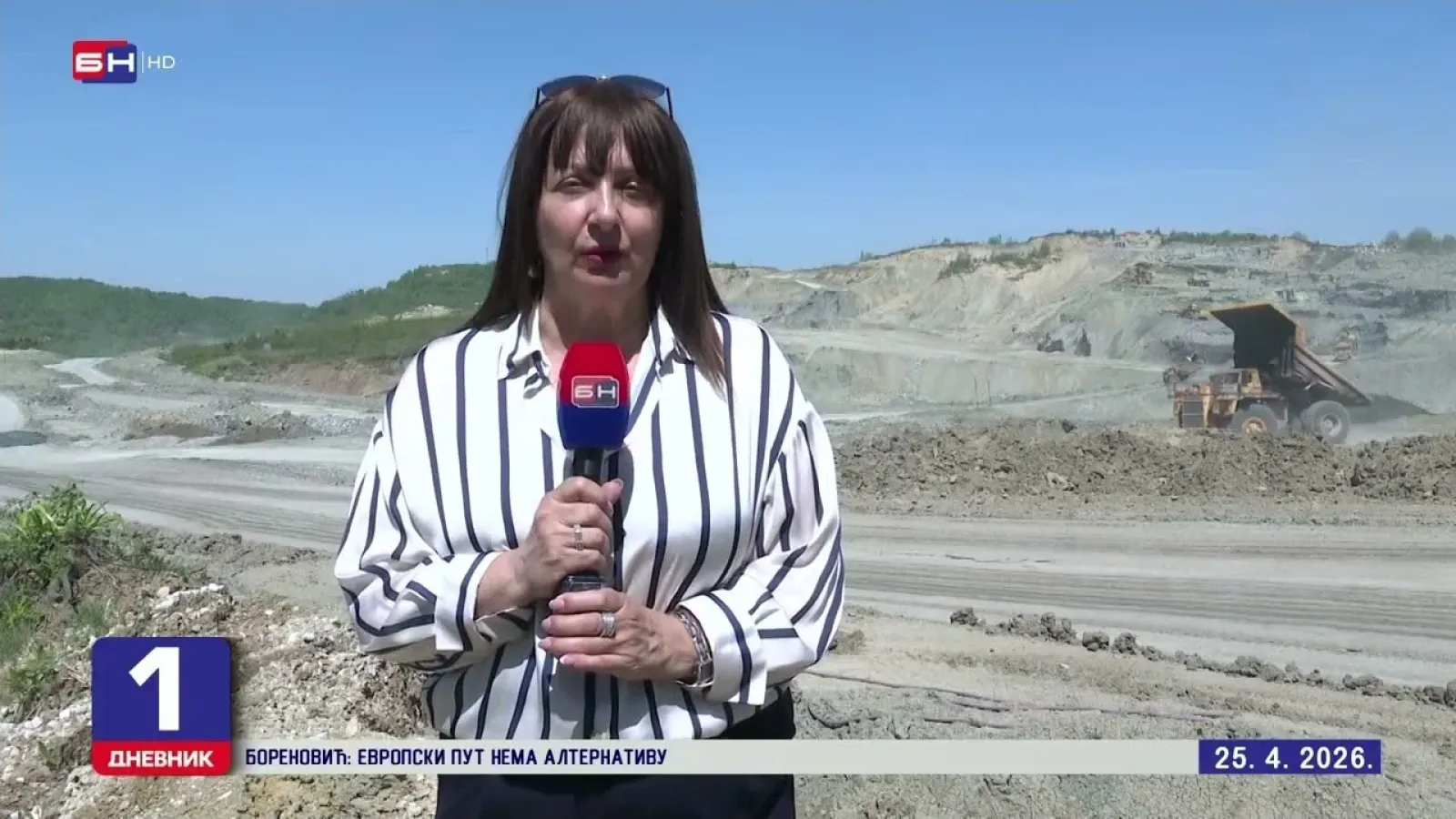 Požar na bageru na površinskom kopu RiTE Ugljevik