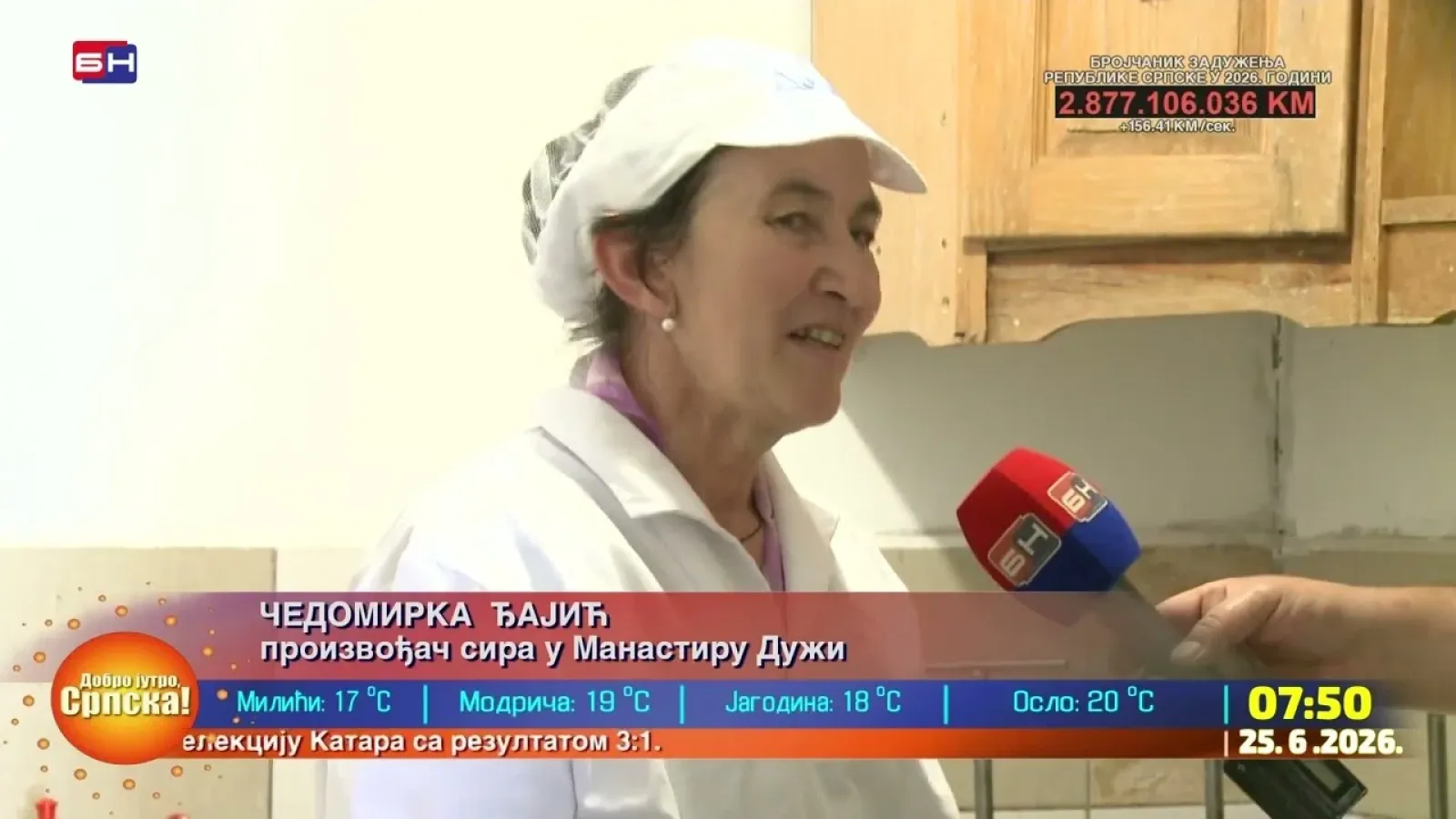 Čedomirka Gajić iz Trebinja čuva tradiciju proizvodnje domaćeg sira