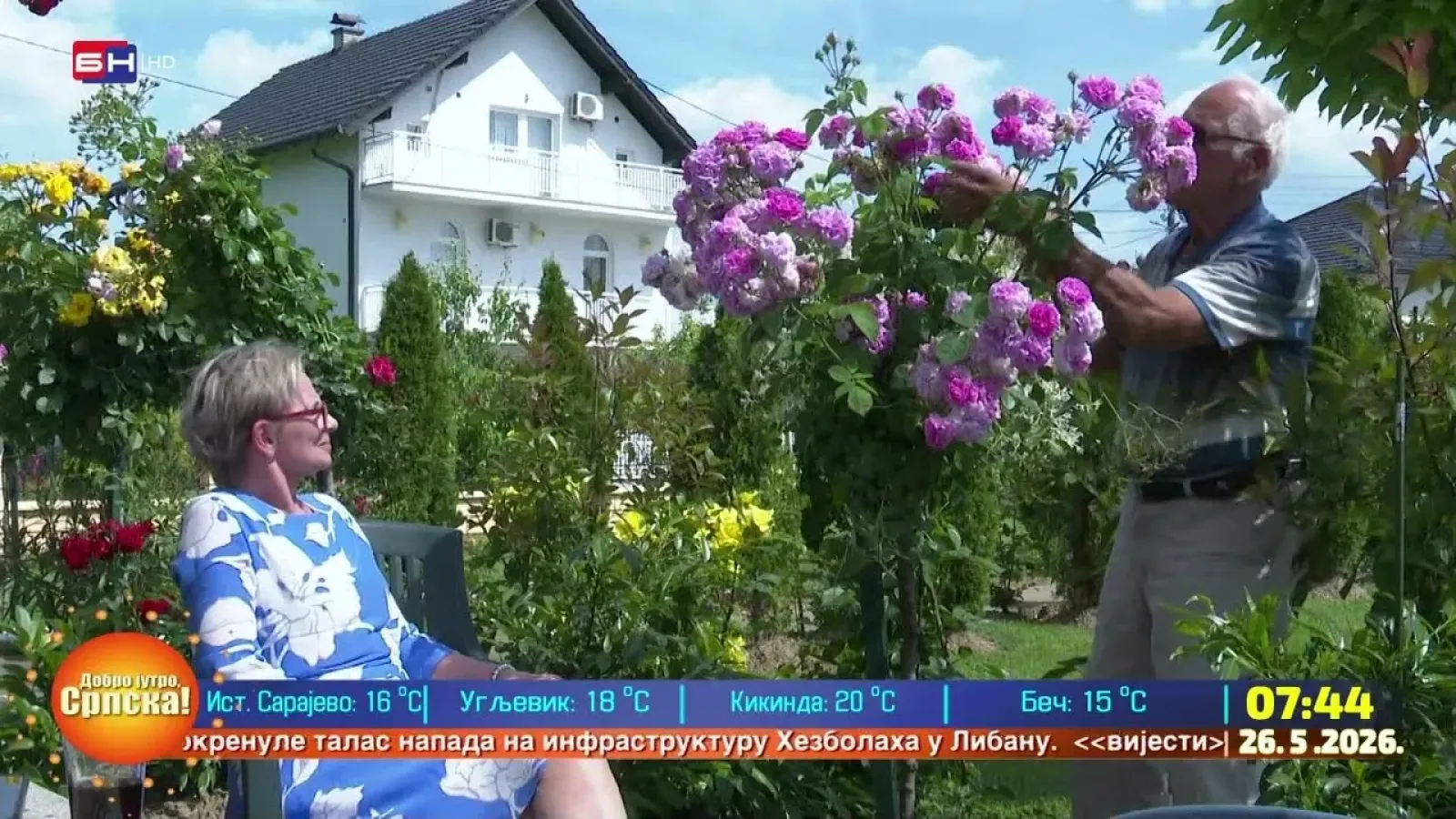 Stanko Radosavljević iz sela Batković kod Bijeljine posvetio se uređenju dvorišta