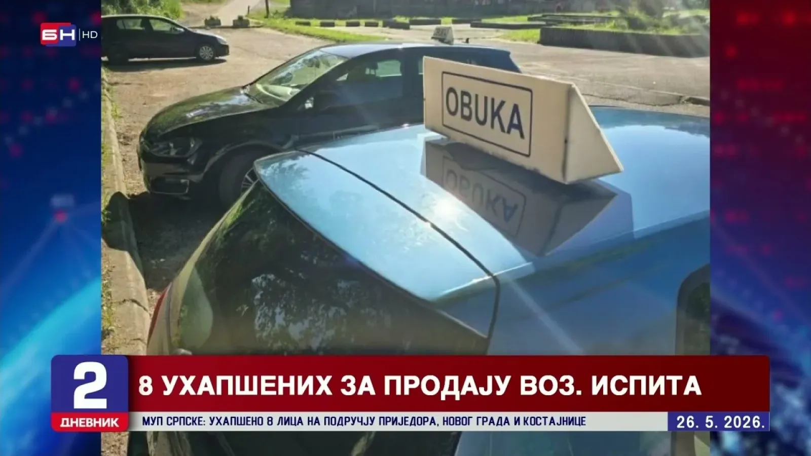 U policijskoj akciji "Cilj" na području Novog Grada uhapšeno osam vlasnika auto škola i instruktora