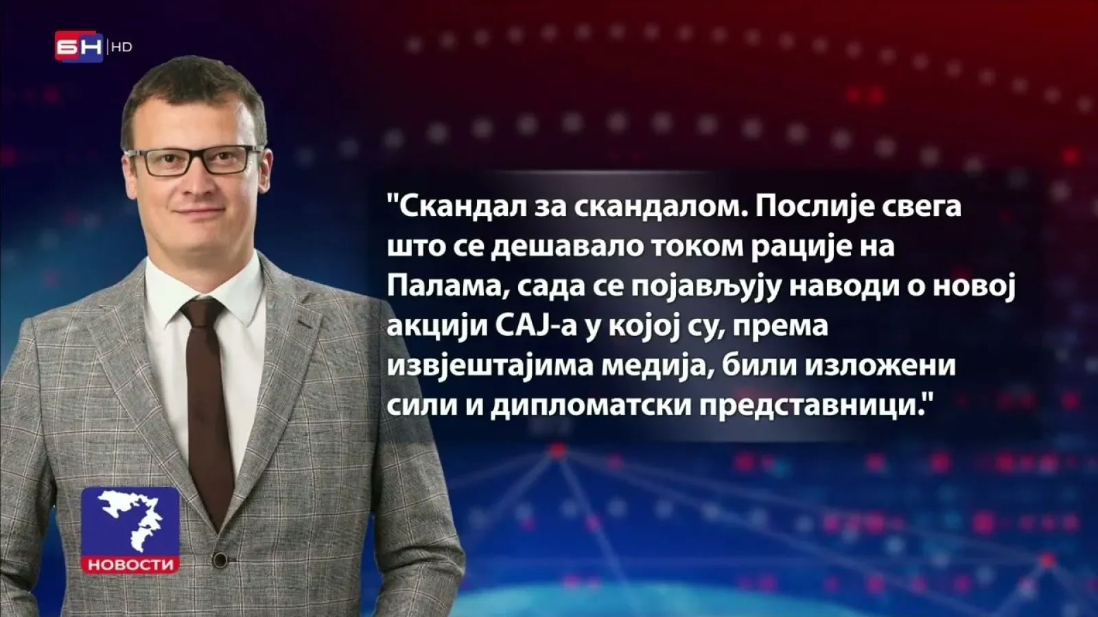Božović: Ko je naredio akciju SAJ-a kojoj su bili izloženi ambasador Srbije i konzul?!