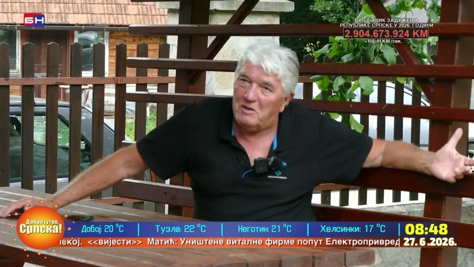 Dragojle Jevđić zaradio penziju u Kragujevcu pa se vratio u rodni kraj selo Nebogovine
