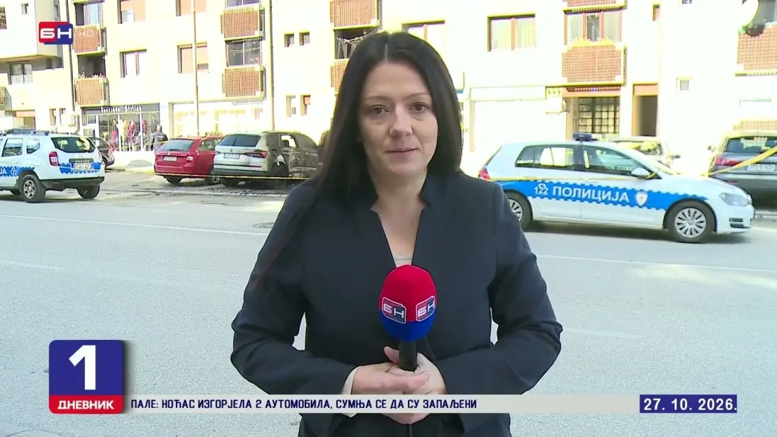 Pale: Izgorjela dva automobila, sumnja se da su zapaljeni