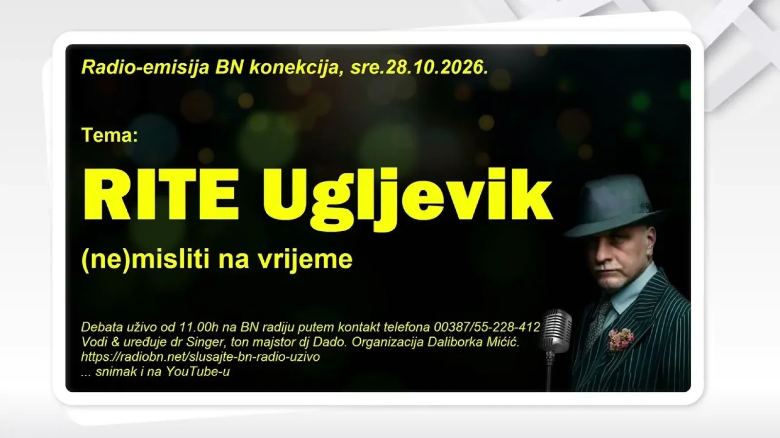 RITE UGLJEVIK - (ne)misliti na vrijeme || BN KONEKCIJA