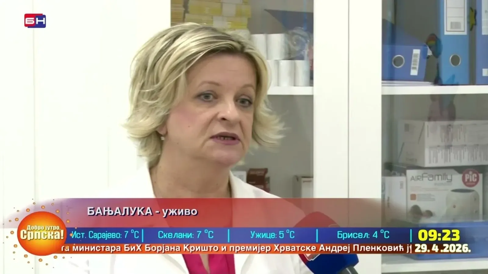 Obuhvat imunizacijom u Srpskoj niži od potrebnog za kolektivni imunitet