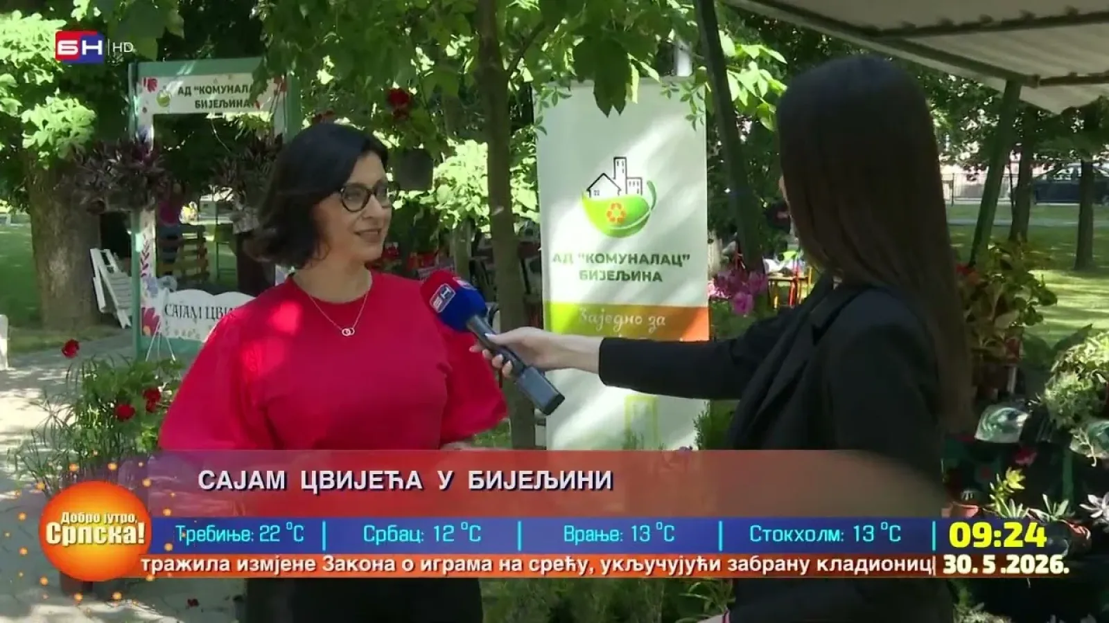 Шести Сајам цвијећа у Бијељини