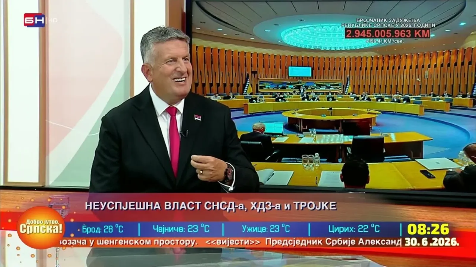 Nenad Vuković: SNSD i HDZ blokiraju Dom naroda jer više nemaju većinu! || BEZ UVIJANJA