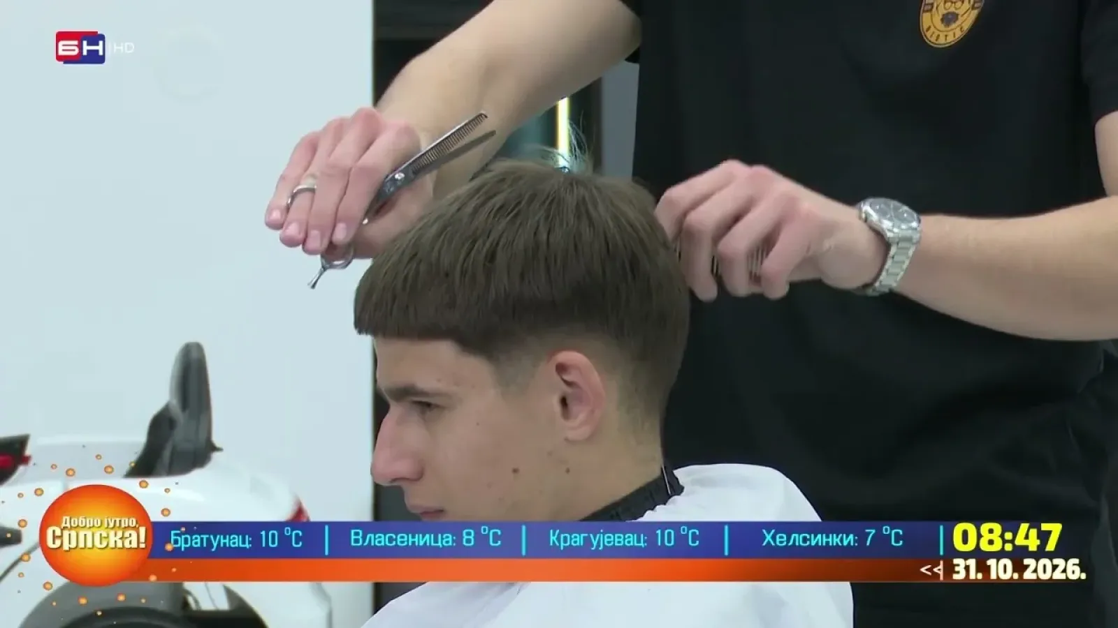 Pored sportskih terena, braća Ristić grade karijeru i u frizerskom salonu