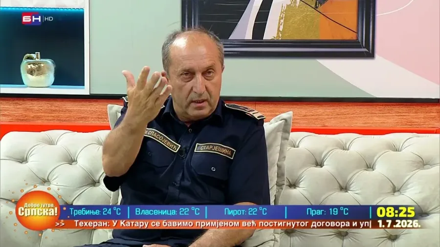 Mile Spasojević: Vreli ljetni dani povećavaju rizik od pojave neželjenih požara