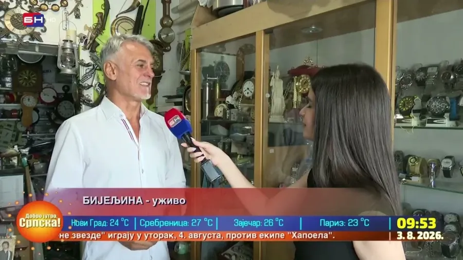 Бошко Стојановић, једини сајџија у Бијељини