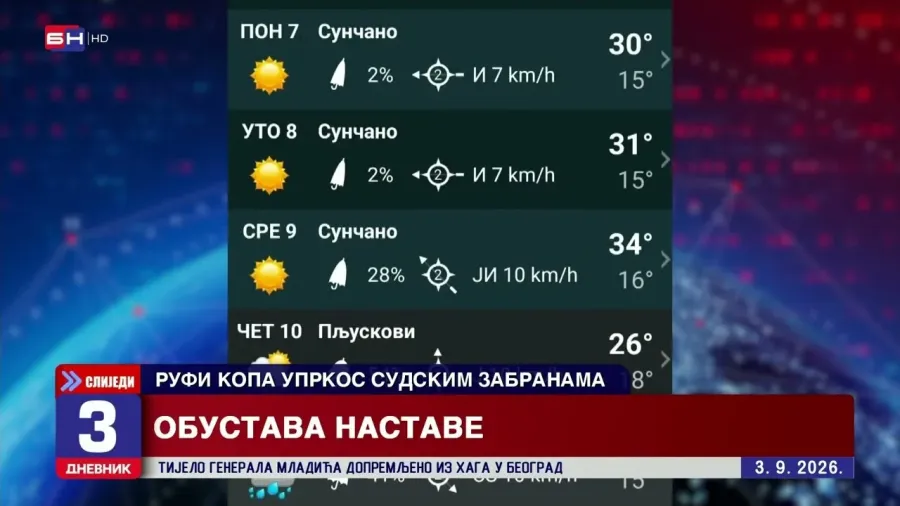 Обустава наставе у основним и средњим школама у Републици Српској