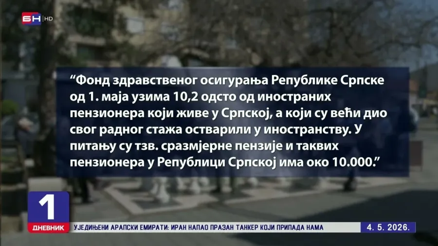 Helsinški odbor za ljudska prava u Srpskoj: Vlast kažnjava penzionere nametima