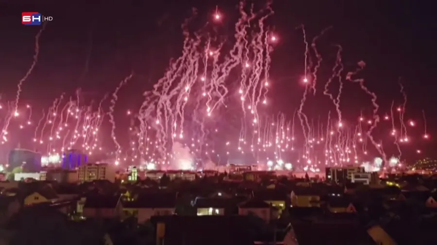 Obilježavanje 100 godina FK "Borac" uz spektakularan vatromet