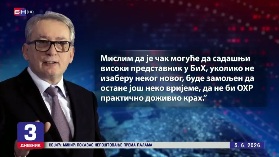 Босић: Могуће да замоле Кристијана Шмита да остане још мало!