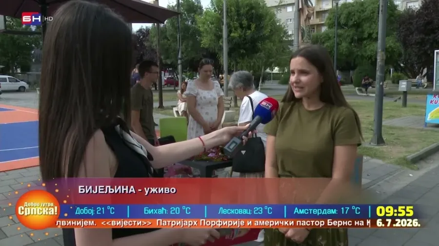 Humanitarna prodaja Ivanjskih vijenčića za djecu sa poteškoćama u razvoju u Bijeljini