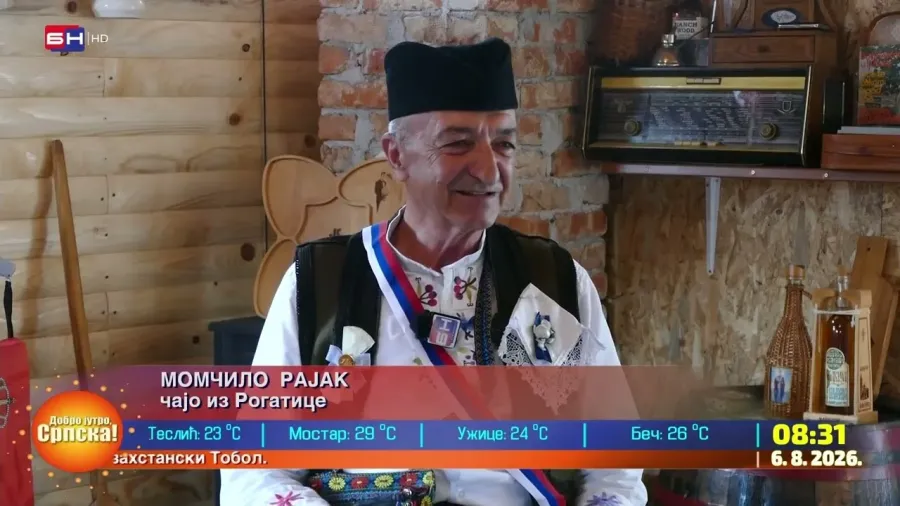 Момчило Рајак из Рогатице, чајо је на свадбама пуних 25 година