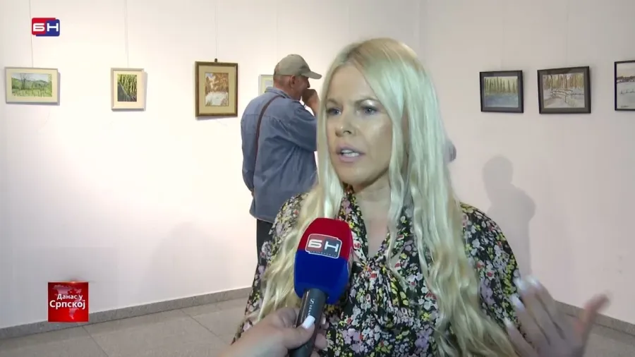 Bijeljina: U Galeriji Centra za kulturu otvorena je izložba slika profesorice Ljubice Kevac