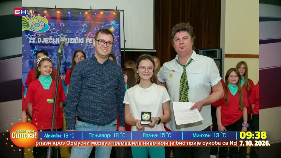 У Бијељини се 8. новембра одржава фестивал "Дјеца пјевају Семберији"