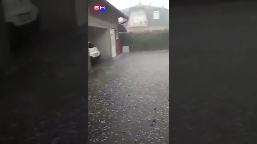Јак град захватио бањалучко насеље Туњице