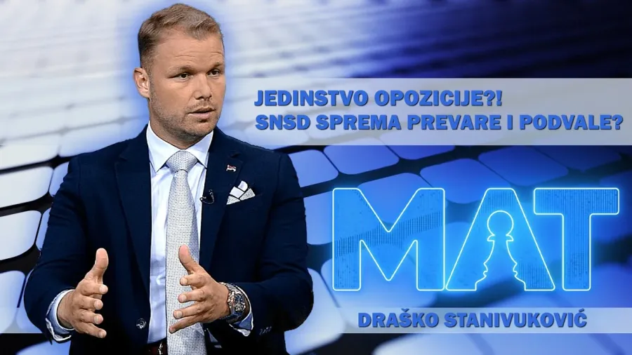 SNSD PRIPREMA PREVARU I PODVALU: Jedinstvena opozicija pobjednički koncept | Draško Stanivuković MAT
