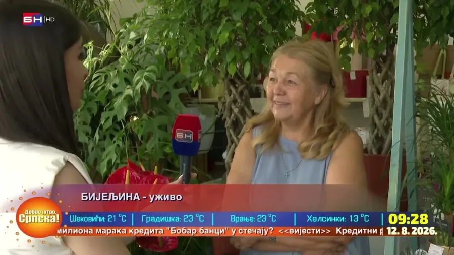 Вера Вуковић Бојановић: Собне биљке не воле спуштене ролетне и мањак свјетлости