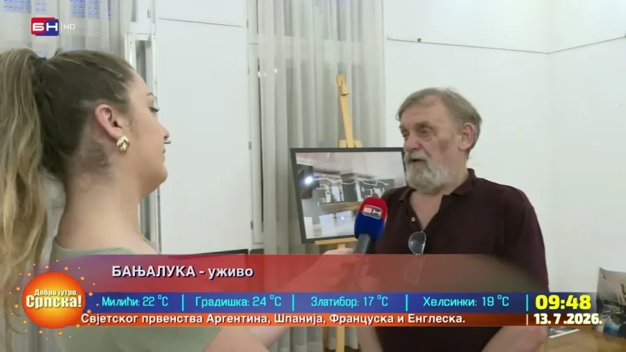 Banjaluka: Izložba pod nazivom "Pisma iz Rusije" autora Branka Nedimovića