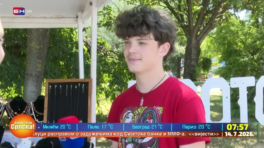 Šesnaestogodišni Jovan Đukanović iz Banjaluke godinama stvara i pravi nakit