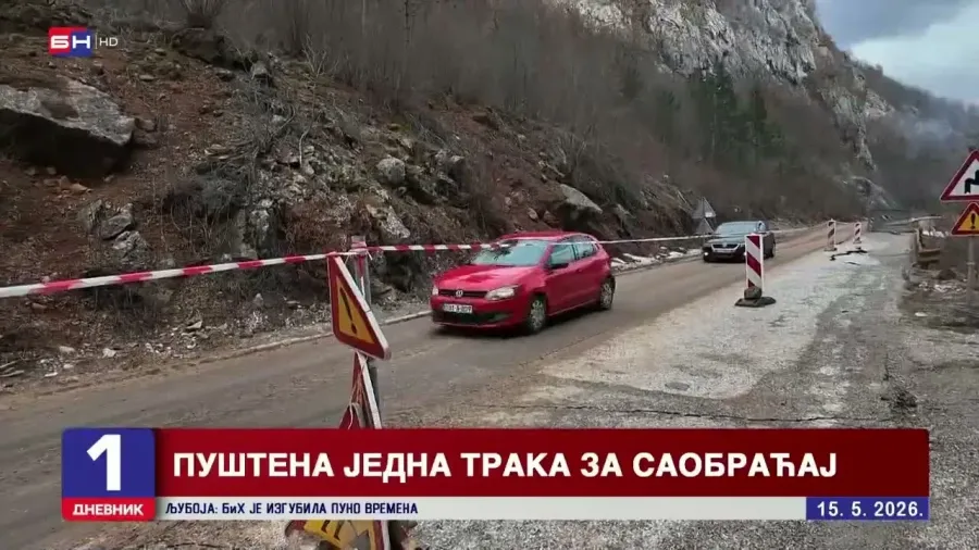 Magistralni put Sarajevo-Foča pušten za saobraćaj vozila do 3,5 tone
